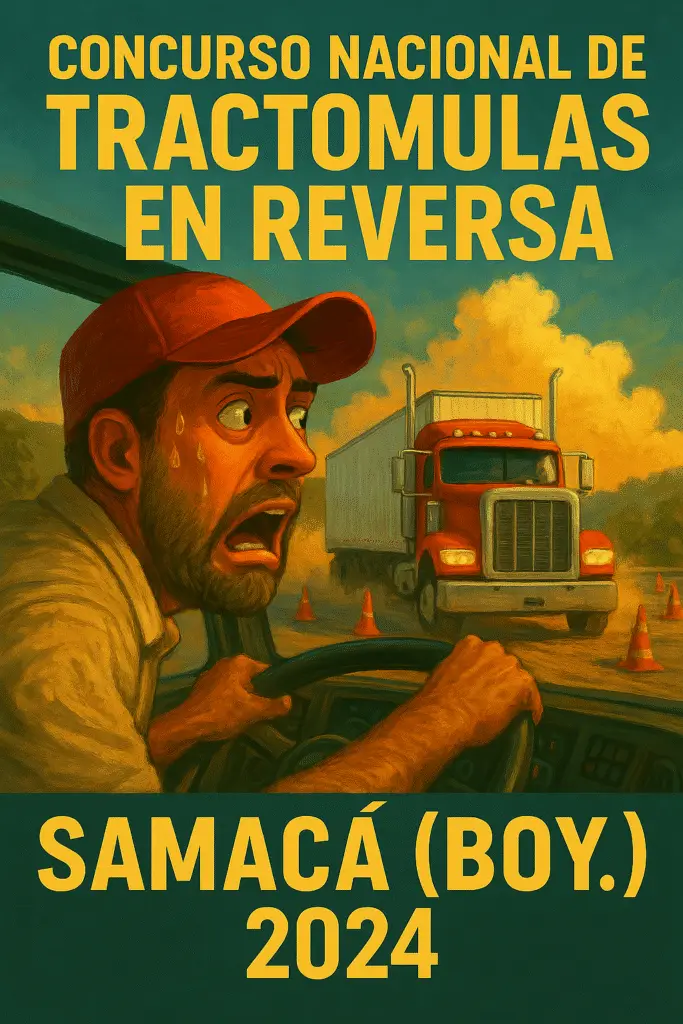Concurso Nacional de Tractomulas en Reversa, Samacá (Boy), 2024